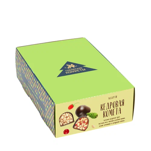  Кедровая комета Ассорти (9429) (классика, клюква, шишка, земляника), 540г   в Азове
