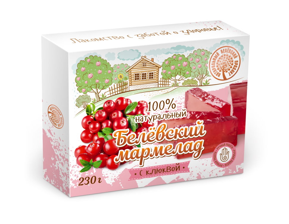  Мармелад белевский "Клюква" 230г в Азове