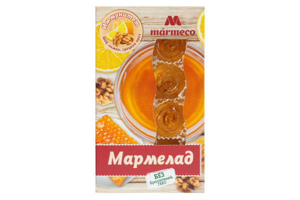 №2 Мармелад "Иммунитет"  Мёд, лимон, грецкий орех, 180г  в Азове